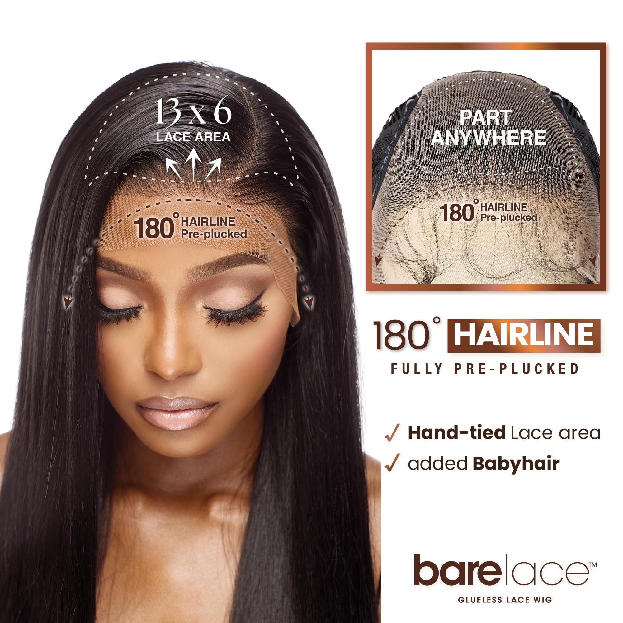 Sensationnel Sensationnel Bare lace 13x6 wigs - unit 5 lacefrontal glueless synthetic 180 degree preplucked hairline (CHBLONDE)