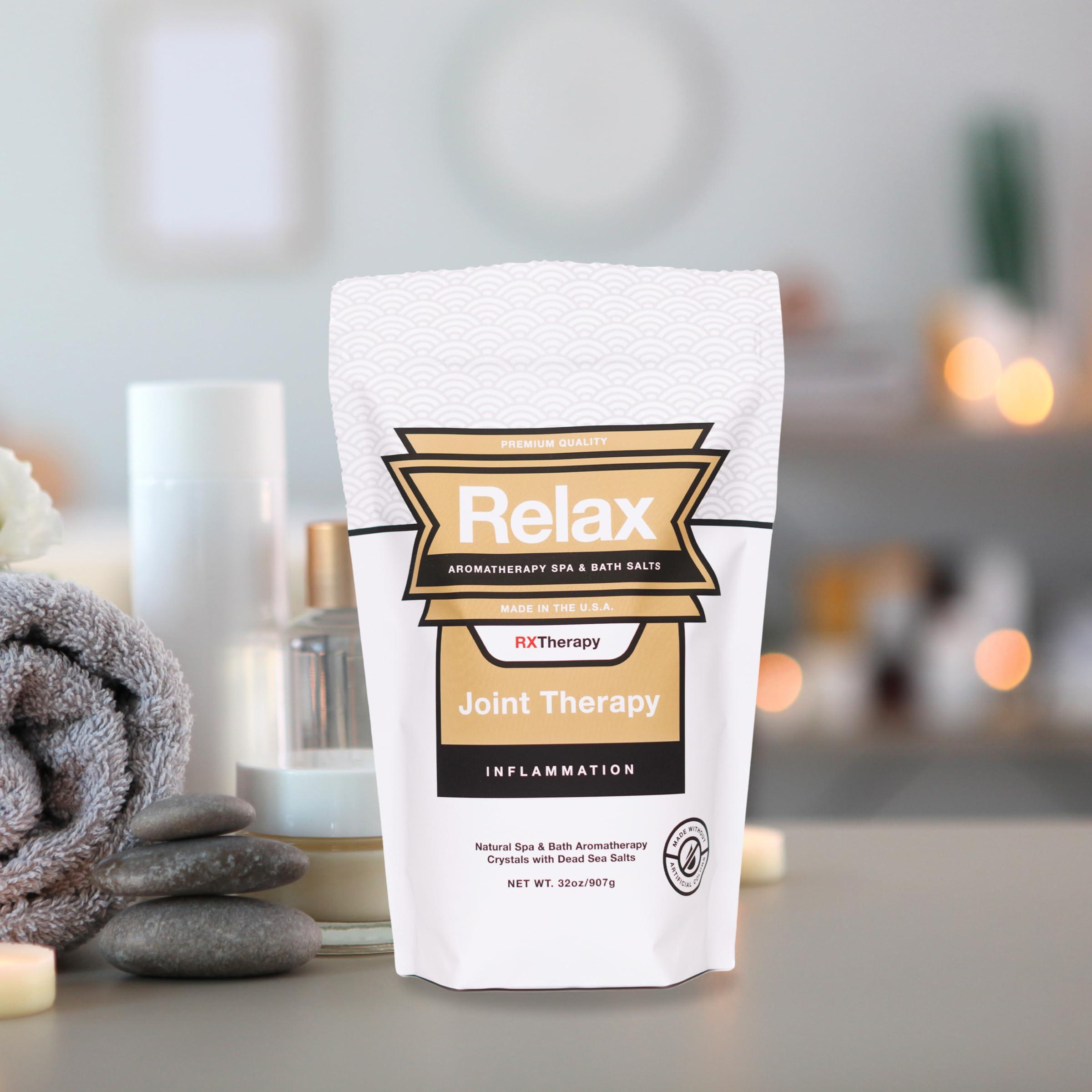 Relax Spa & Bath Relax Spa & Bath, Epsom Salt Aromatherapy Bath Salts, Epsom Salt Bath Soak Muscle Recovery, Sore Muscle Bath Soak, Dead Sea Salt for Soaking, Hot Tub Spa Aromatherapy, Joint Therapy
