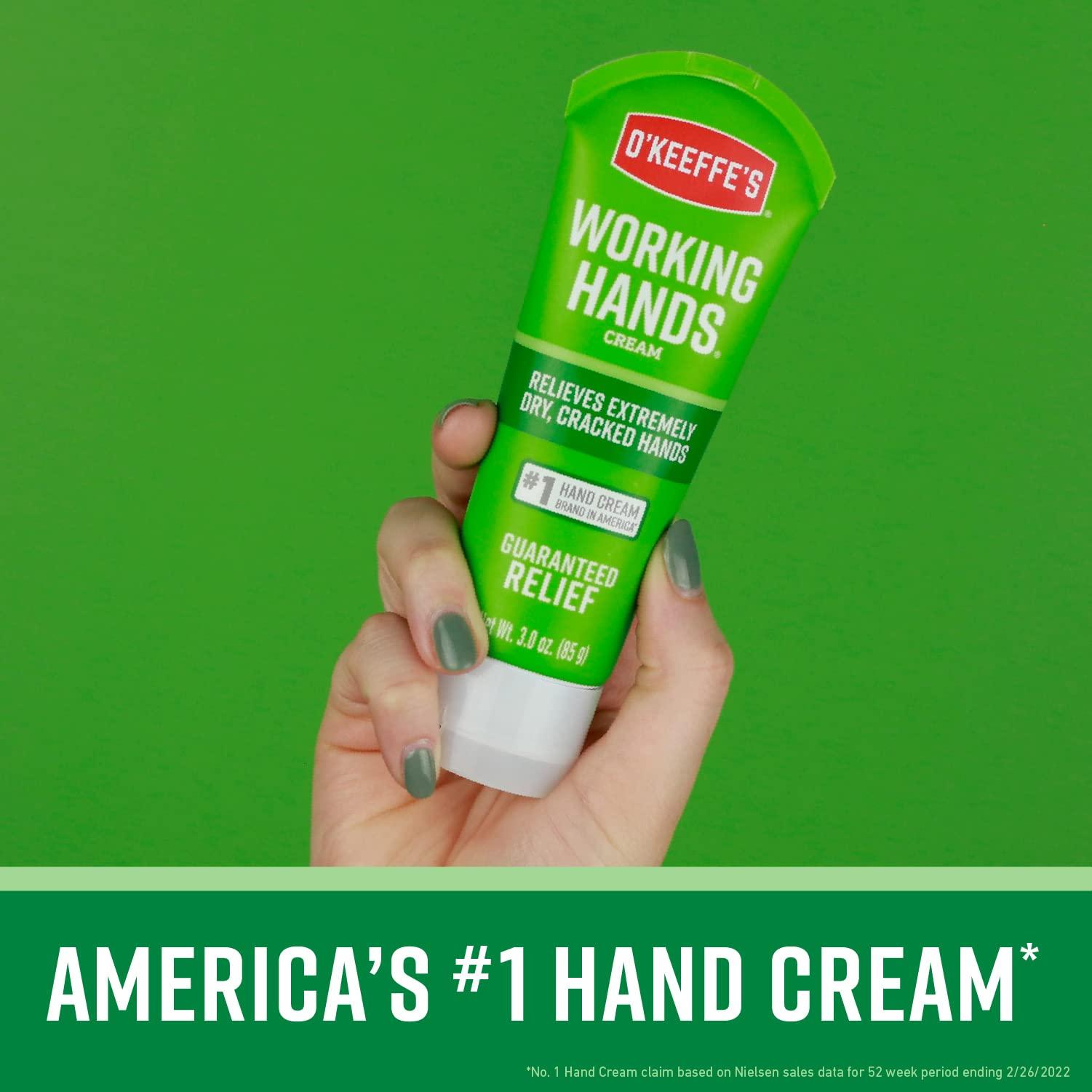 O'Keeffe's O'Keeffe's Working Hands Hand Cream for Extreme Dryness - 3 oz Tube (2 Pack) - Repairing Skincare for Cracked, Dry Hands