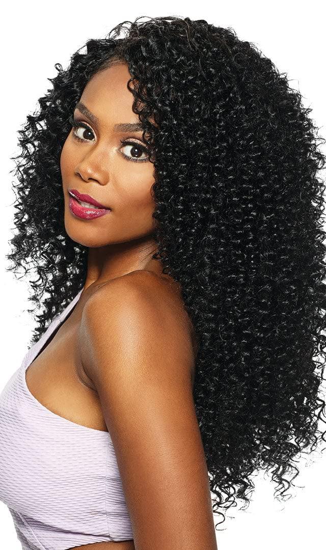 Outre Outre Purple Pack Curly Wavy Style Human Hair Weaves - PINEAPPLE WAVE 14 (T1B/BU)