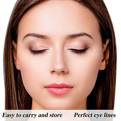 EBOOT eBoot 100 Pack Disposable Eyeliner Brush Applicator Cosmetic Eye Wands Makeup Tool (Clear)