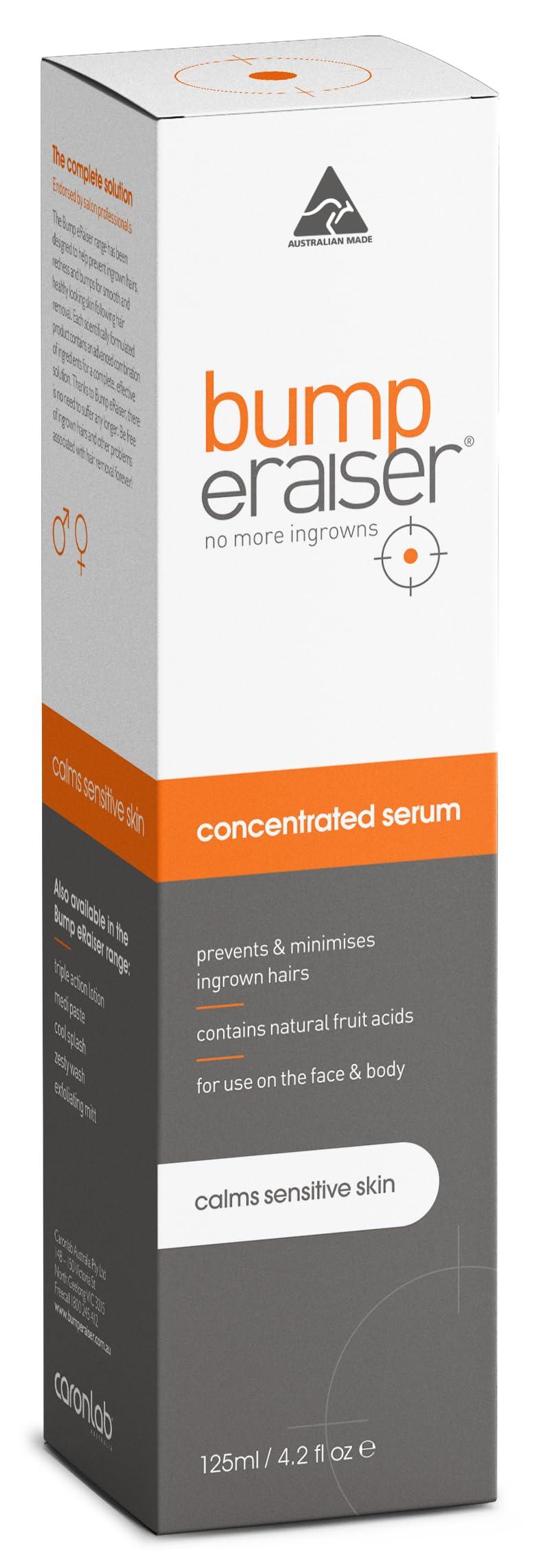 Bump eRaiser Bump Eraiser Concentrated Ingrown Hair Serum 4.2 fl oz for Ingrown Hair Treatment, Razor Burns and Razor Bumps