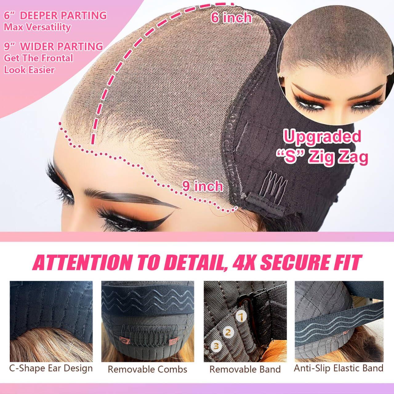 MARRY MOON MARRY MOON 250% Density 9x6 HD Transparent Kinky Curly Lace Front Wigs Human Hair for Women Glueless Curly Lace Frontal Wigs Brazilian Virgin Human Hair Wigs Pre Plucked with Baby Hair(20 Inch)