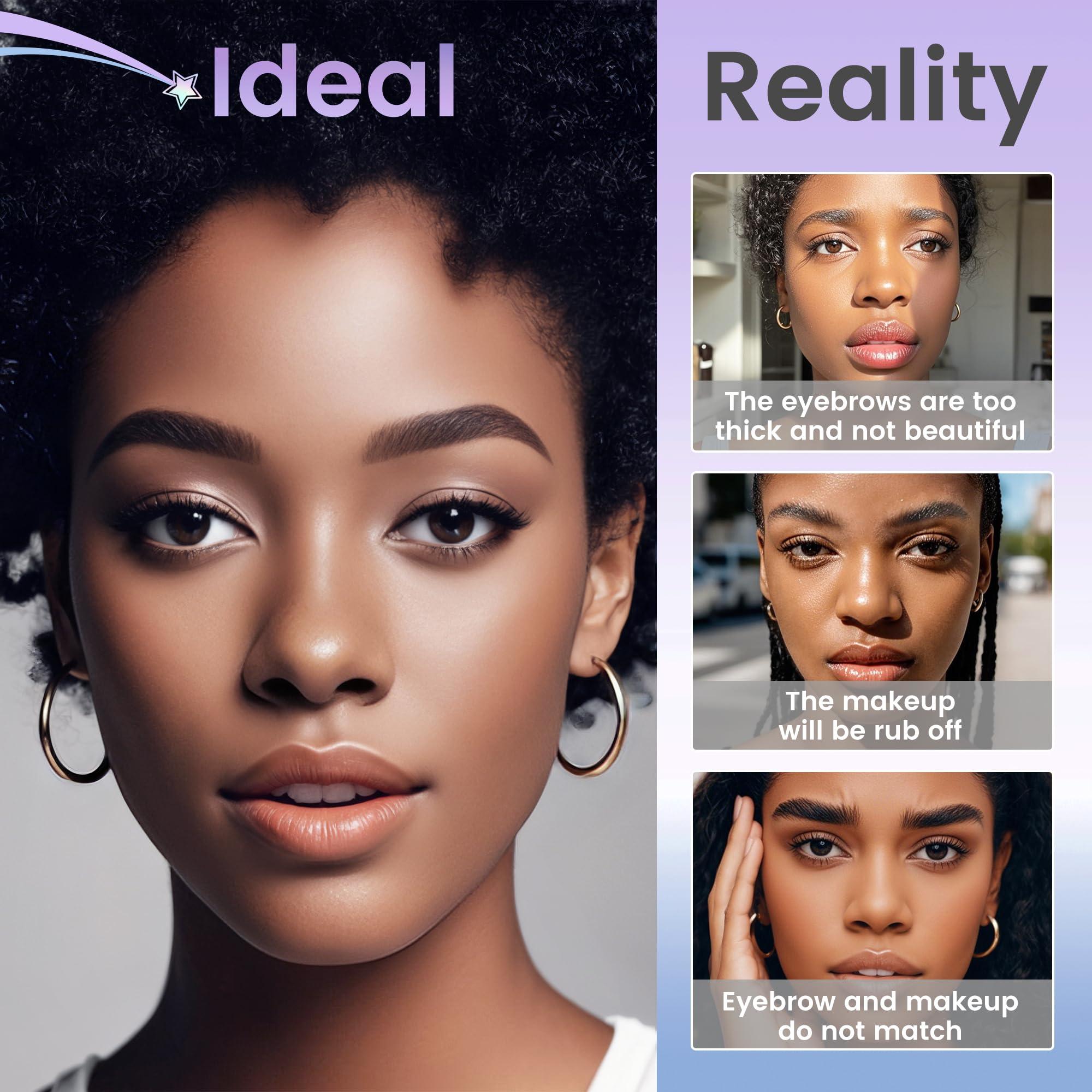 LAWINK Eyebrow Wax Strips Kit Facial Wax Strips for Hair Removal 24 Strips 4 Calming Oil Wipes Mouth waxing wax Eyebrow hair removal Facial Hair Removal for Women LAWINK (Eyebrow)