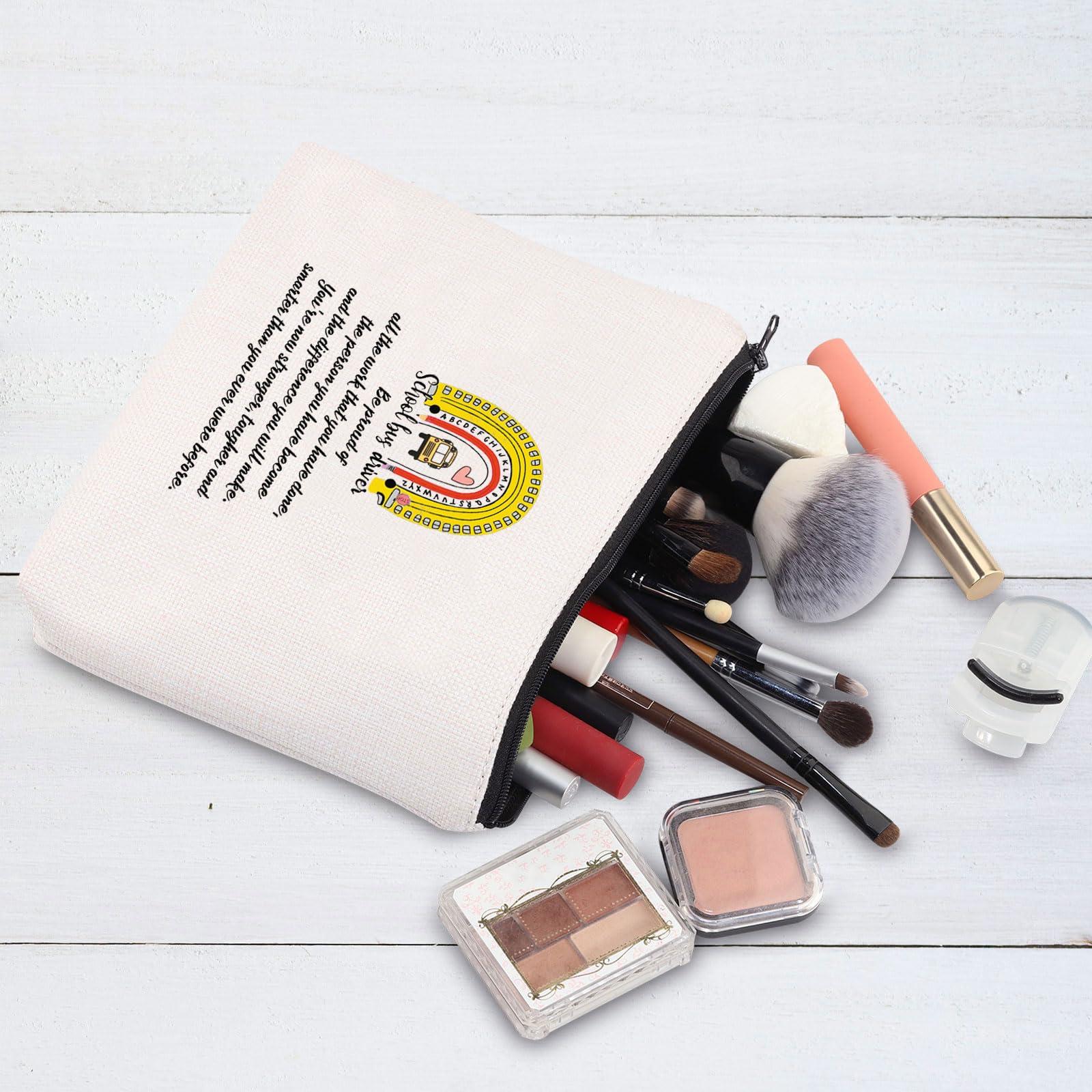 G2TUP G2TUP Rainbow Bus Driver Cosmetic Bag Bus Driver Appreciation Gift Bus Driver\'s Survival Kit Gift Bag (Rainbow Bus Driver)