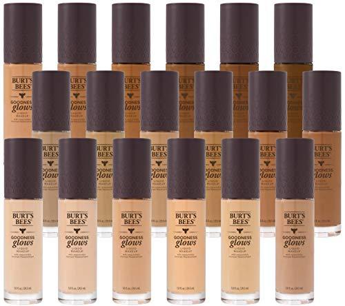 Burt's Bees Burts Bees Goodness Glows Liquid Makeup, Chestnut - 1.0 Ounce (Pack of 2)