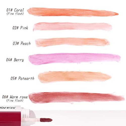 Women Makeup Peach Liquid Blush Makeup Long Lasting Lightweight Natural Color Breathable Feel Sheer Flush of Color Cheek Blusher Cream Gel 9.5ml