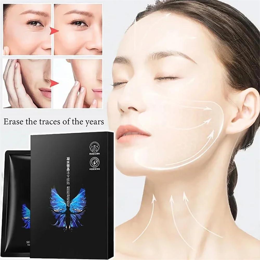 HIDRUO Instant Beauty Face Nutrition Wrinkle Removal Lift Sticker,Face Lift Mask, Microcrystalline Nasolabial Folds Removal Mask,For All Skin (Eye Patch, 3 box)