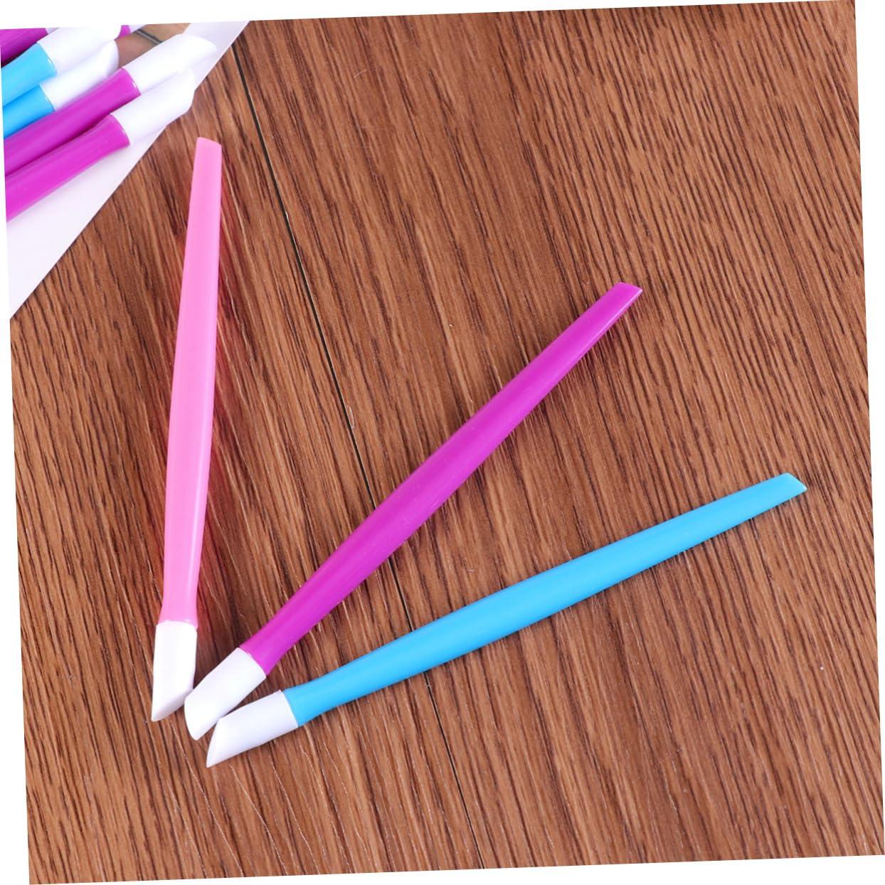 minkissy minkissy Sets Nail Art Tools Set Cuticle Pusher Cleaning Stick Pushers Nail Polishers Manicure Essentials Pcs