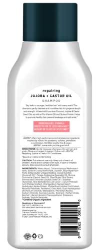 JASON Jason Shampoo, Strong & Healthy Jojoba and Castor Oil, 16 Oz