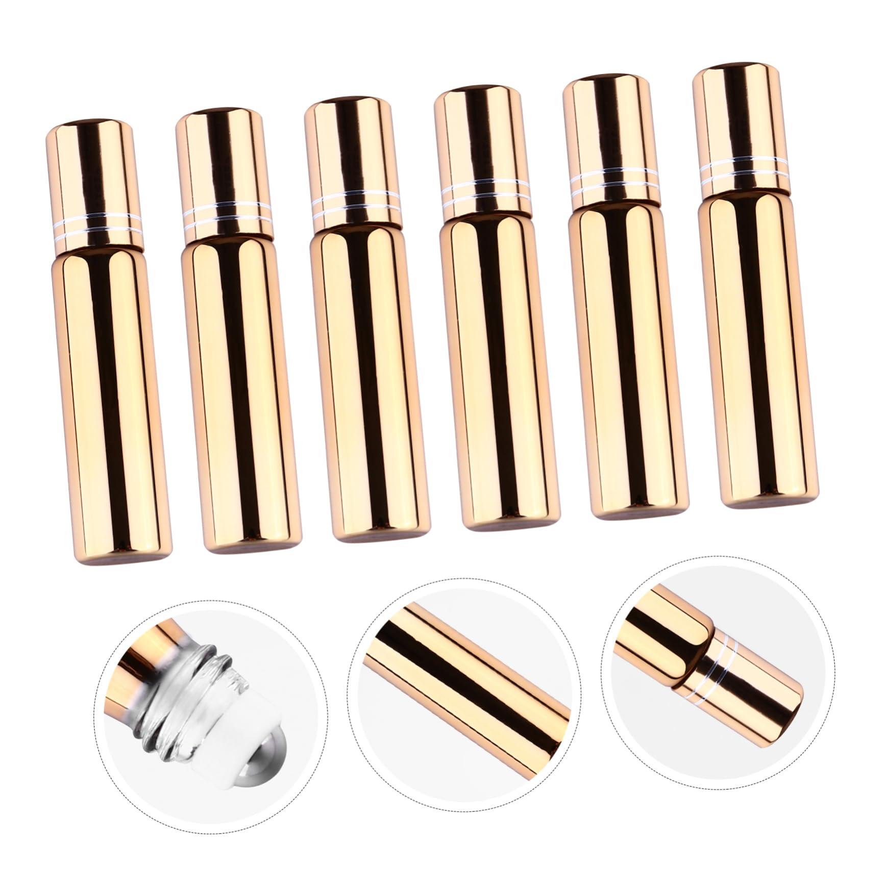 CAJDEOPYE 18 Pcs Roll Essential Oil Perfume Bottle Essential Oil Bottle Refillable Bottles Subpackaging Bottle Empty Bottles Perfume Sample Bottle Glass Bottle Roller Bottle Perfume Bottles/939