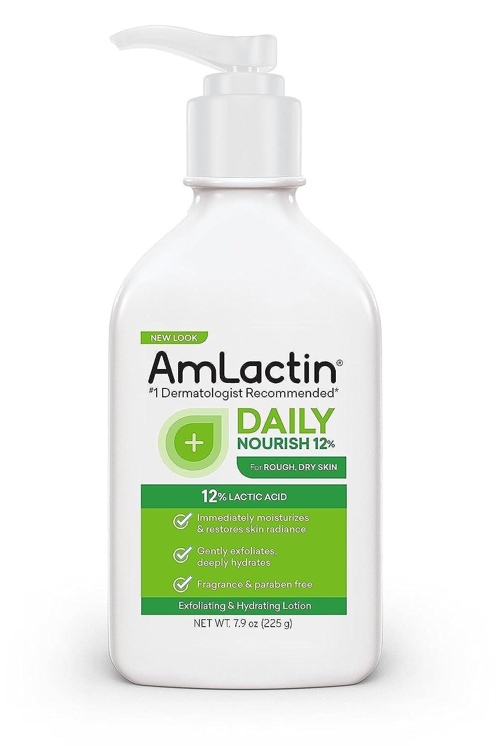 AmLactin AmLactin Daily Moisturizing 7.9 oz Lotion and Ultra Smoothing 4.9 oz Cream Bundle for Dry Skin