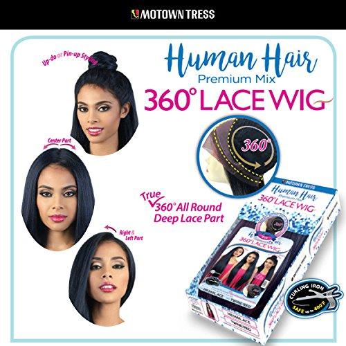 Motown Tress Motown Tress (Hb360l.meg) - Human Hair Blend Full Lace Wig in F4_27