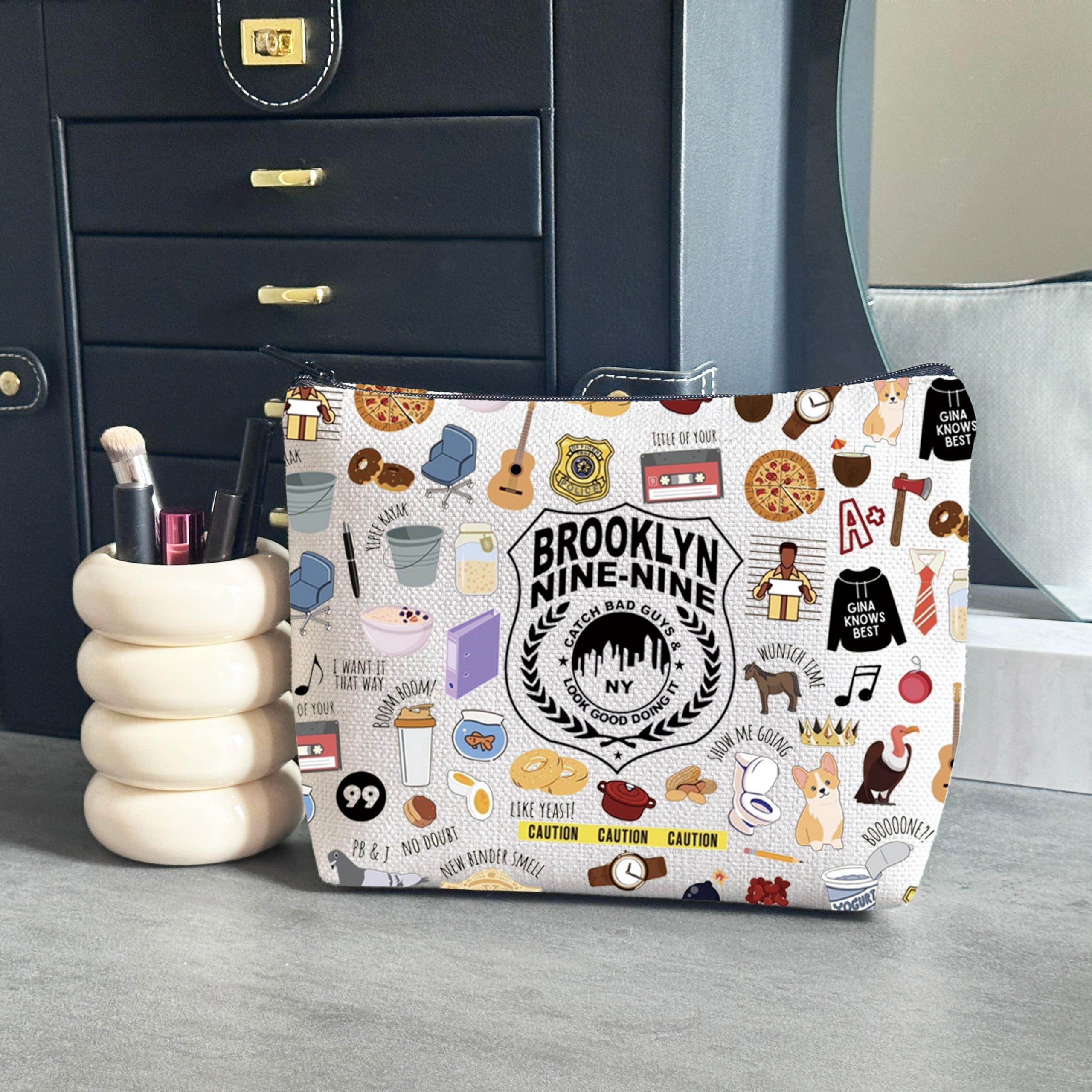 WCGXKO WCGXKO Brooklyn Comedy Tv Show Inspired Gift Tv Show Merchandise Makeup Bag Gift For Fans (brook99)
