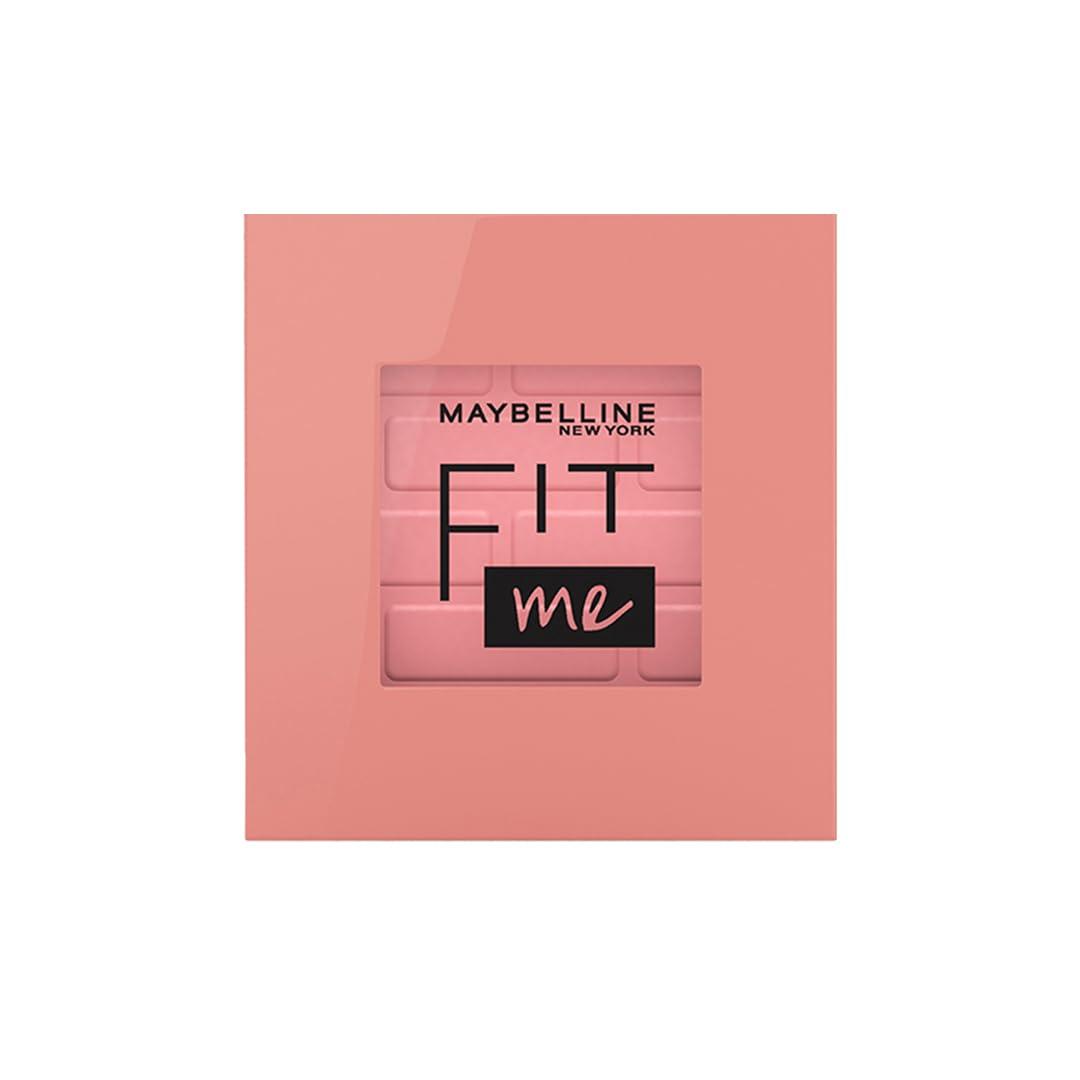 MAYBELLINE Maybelline Fit Me Powder Blush Lightweight Smooth Blendable Long-lasting All-Day Face Enhancing Makeup Color, Rose 1 Count and Mauve 1 Count