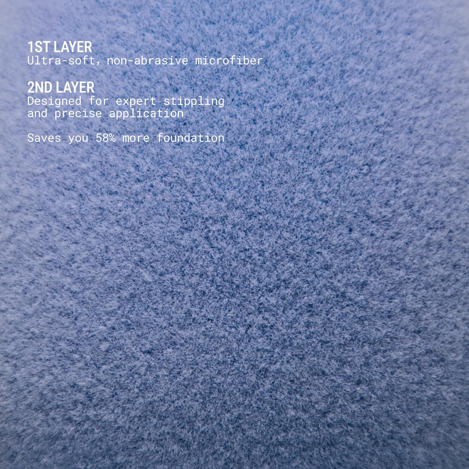 JUNO & Co. JUNO & Co. Microfiber Sponge, Latex-Free, Dual Layer Technology, Flawless Makeup Blender for Foundations, Powders and Creams (Velvet Love Bundle)