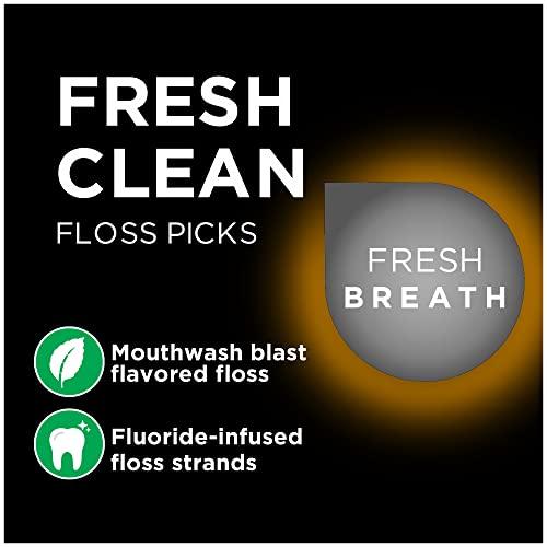 DenTek DenTek Fresh Clean Floss Picks, For Extra Tight Teeth, 75 Count, 3 Pack