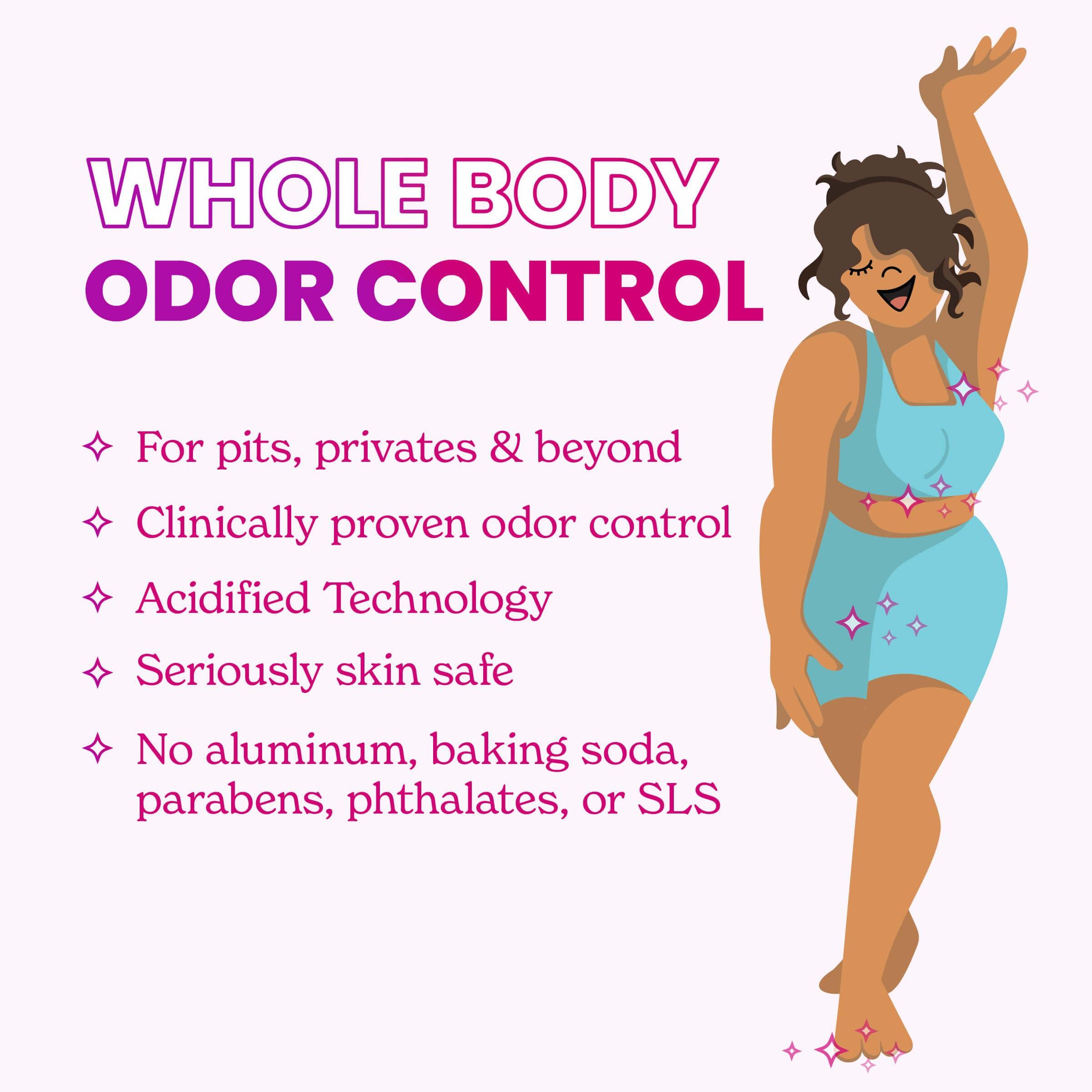 Lume Lume Skin Care Gift Set for Women, Whole Body Deodorant Starter Pack - Smooth Solid Stick, Invisible Cream Tube, Acidified Body Wash Mini & Deodorant Wipes - Aluminum Free Odor Control (Lavender Sage)