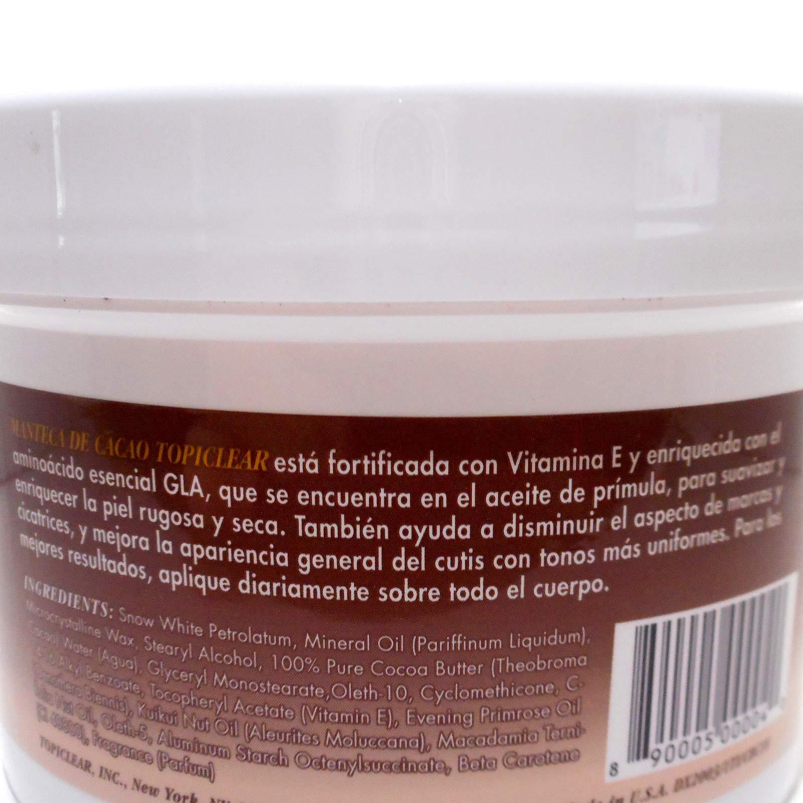 genius.nn Topiclear Cocoa Butter Creme 18oz Jar