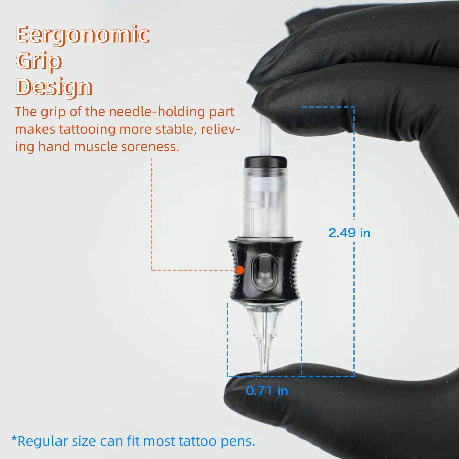 Dragoart Dragoart Tattoo Gun Kit, 10800rpm Wireless Tattoo Gun 4-12v Rotary Tattoo Machine, 1203RL Tattoo Cartridge Needles, 24pcs Tattoo Gtip Tape