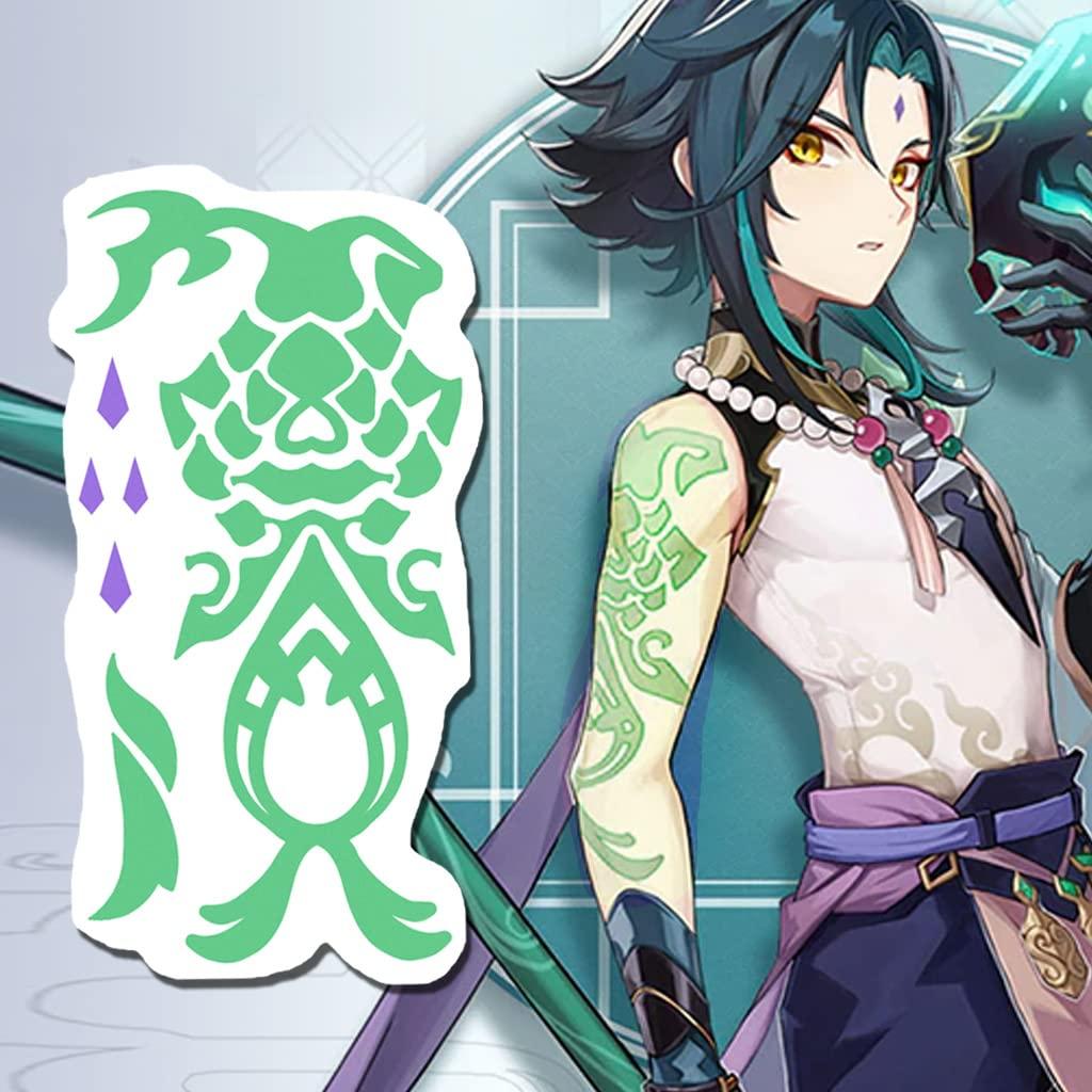 TattooIcon Xiao Temporary Tattoo Set - Genshin Impact Costume