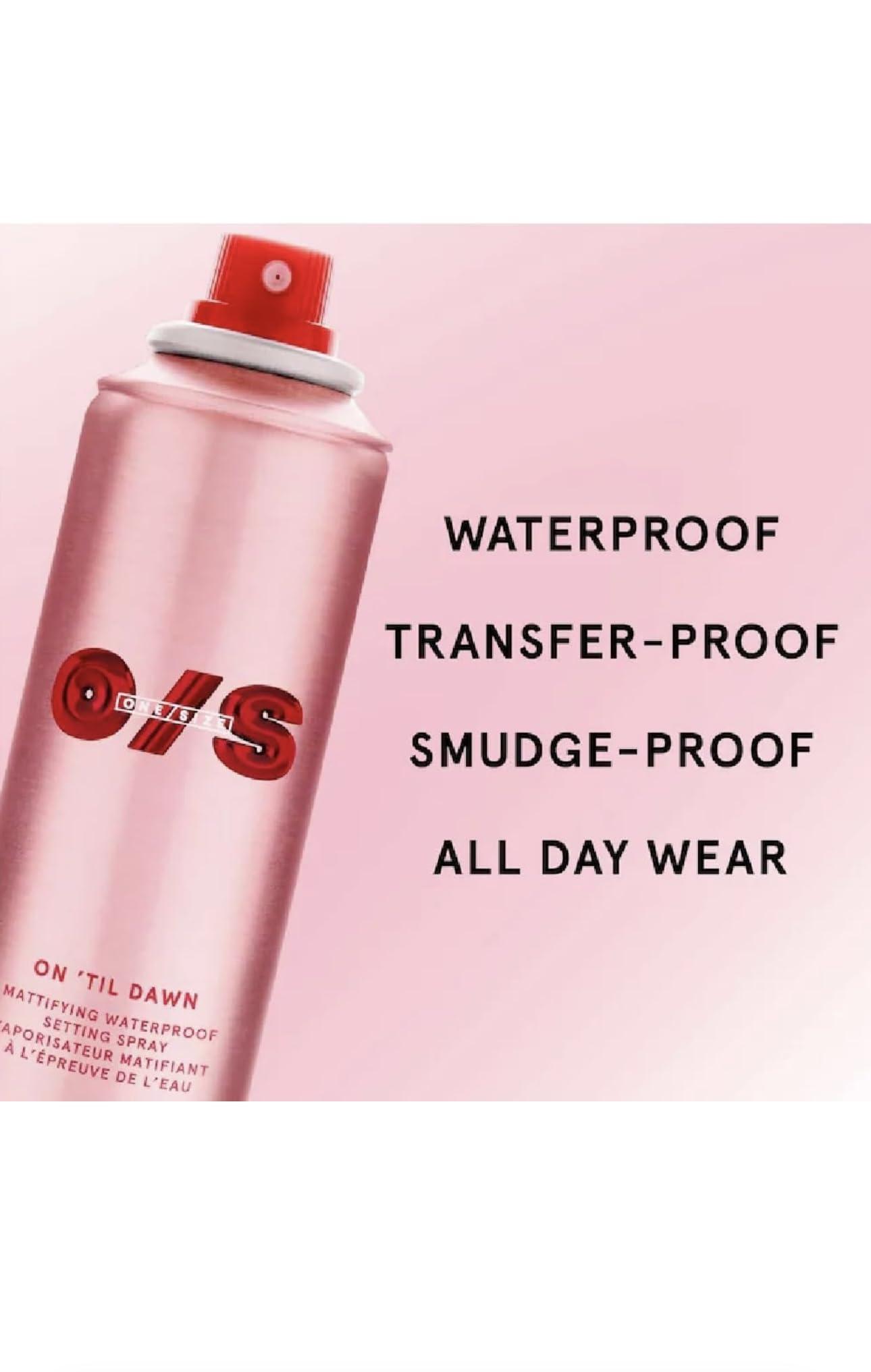 N.V.D N.V.D ONE/SIZE.by.Patrick.Starrr On 'Til Dawn Mattifying Waterproof Setting Spray (1 oz/ 46 mL), Clear