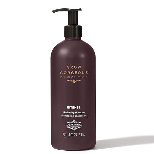 Grow Gorgeous Grow Gorgeous Intense Thickening Hair Shampoo - With Biotin and Niacinamide - Caffeine-enriched - For Thicker and Healthier Hair - Vegan, 25 fl oz