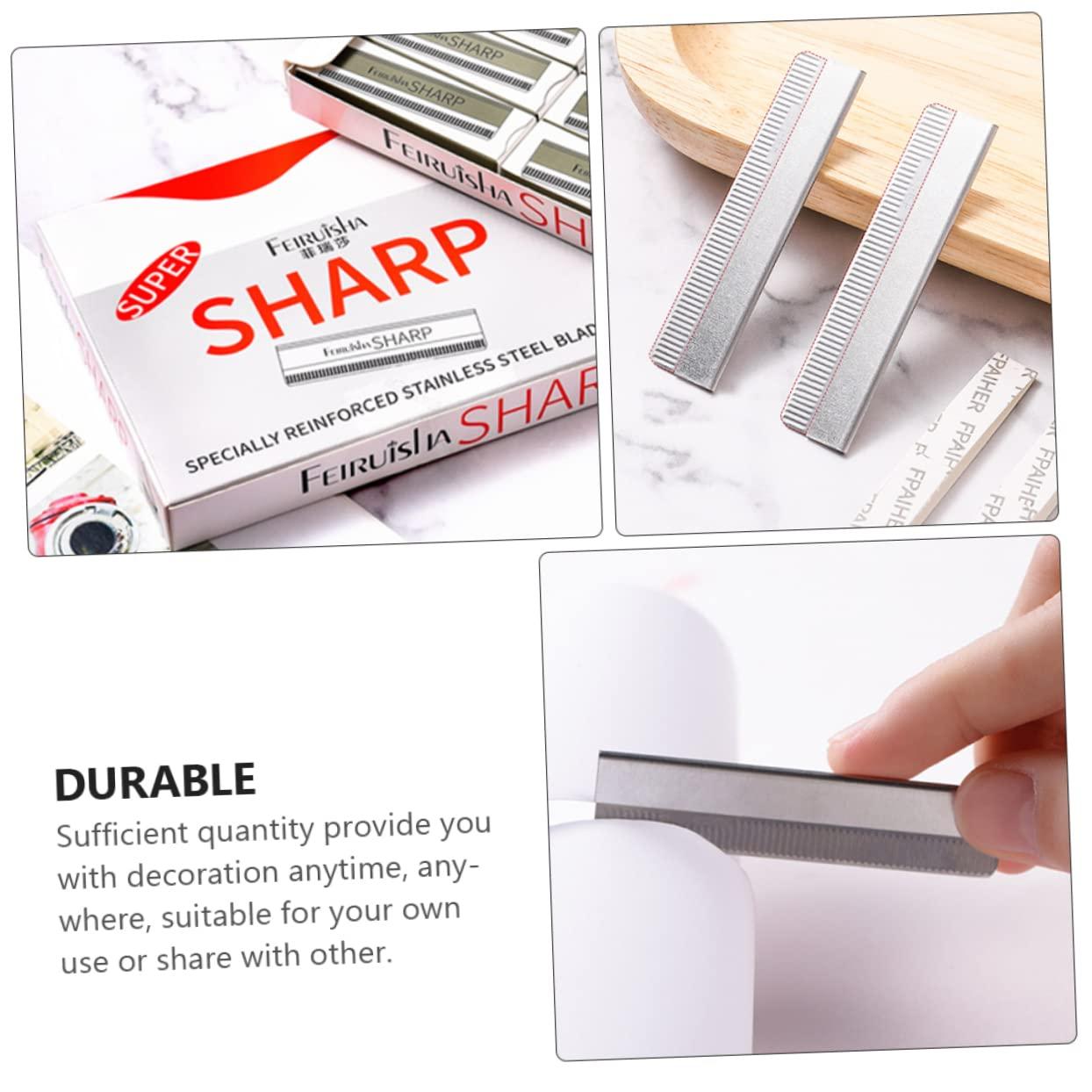 BIUDECO BIUDECO Eyebrow Shaver Eyebrow Trimmer Kit 100 Single Blades for Gentle and Accurate Brow Maintenance