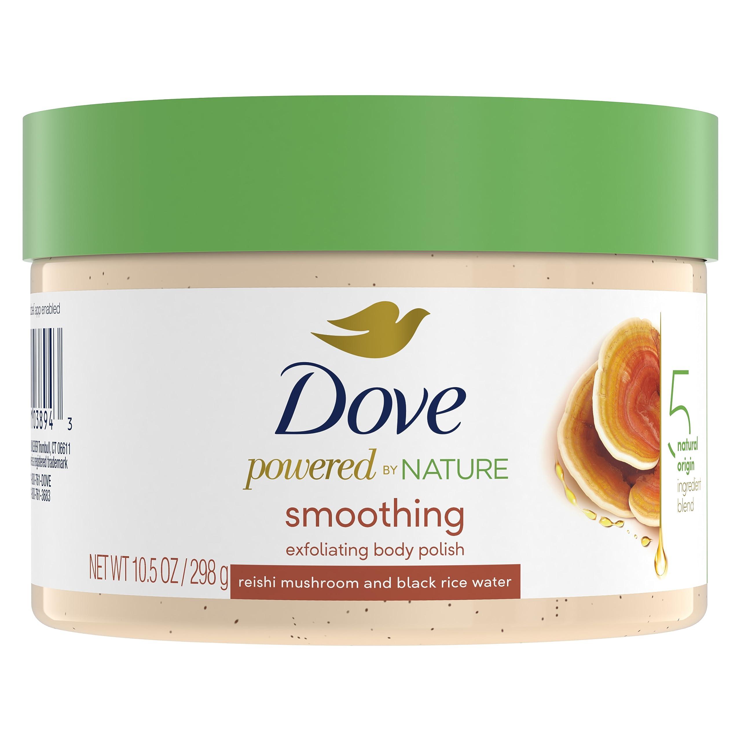 Dove Dove Powered By Nature Smoothing Body Polish Exfoliating With 5 Natural Origin Ingredient Blend For Skin Care 10.5 oz (Pack of 1)