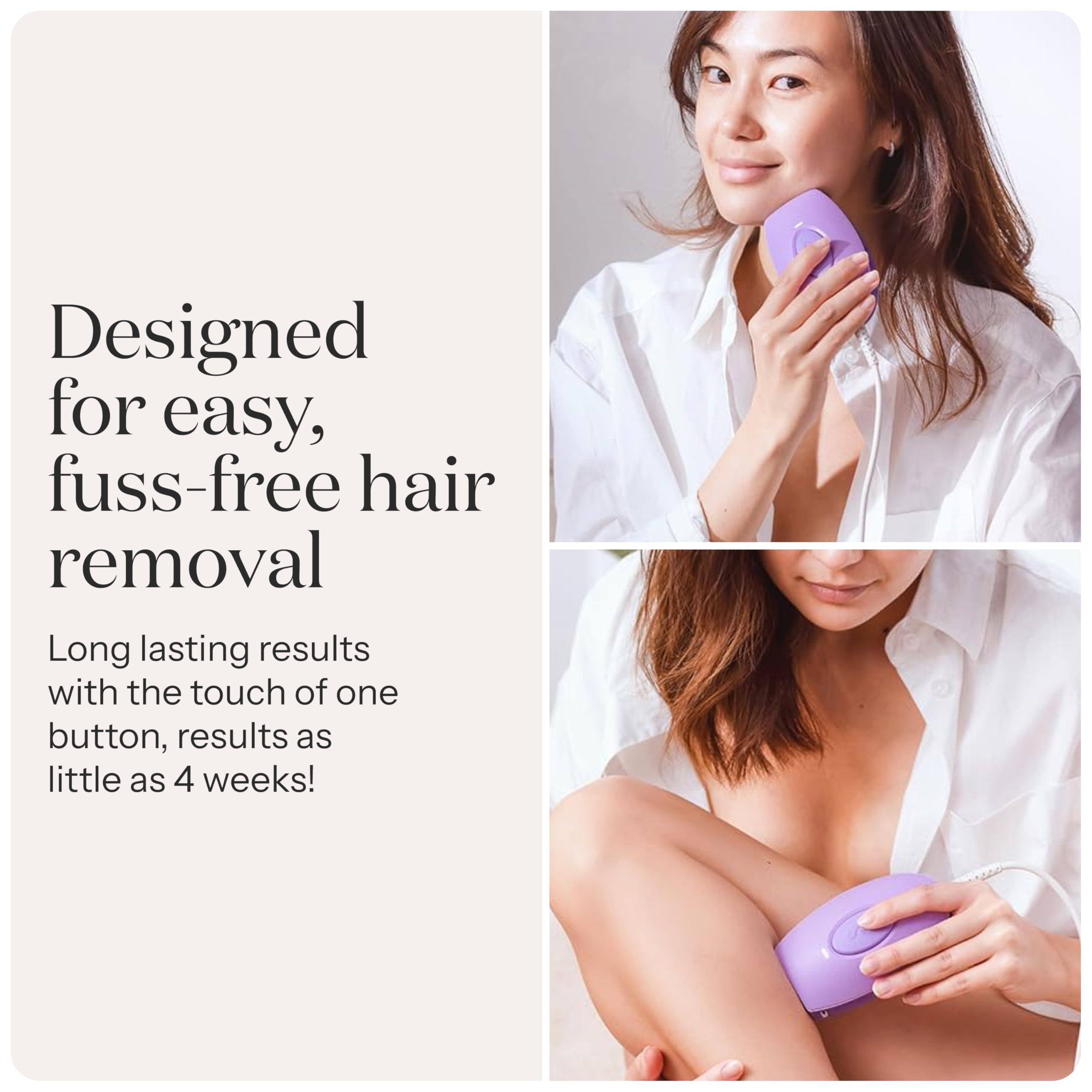 SMOOTHSKIN Smoothskin Pure Mini Lite Lilac IPL Laser Hair Removal Device, Long-Lasting Body, Bikini, Facial Hair Removal, Alternative to Laser & Bikini Shaver