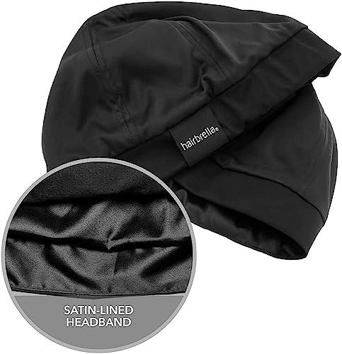 Hairbrella Hairbrella Premium Satin-Lined Mens Sleep Cap, Wave Cap, Adjustable Durags for Men, Durag Alternative for 360 Waves XL Cranberry
