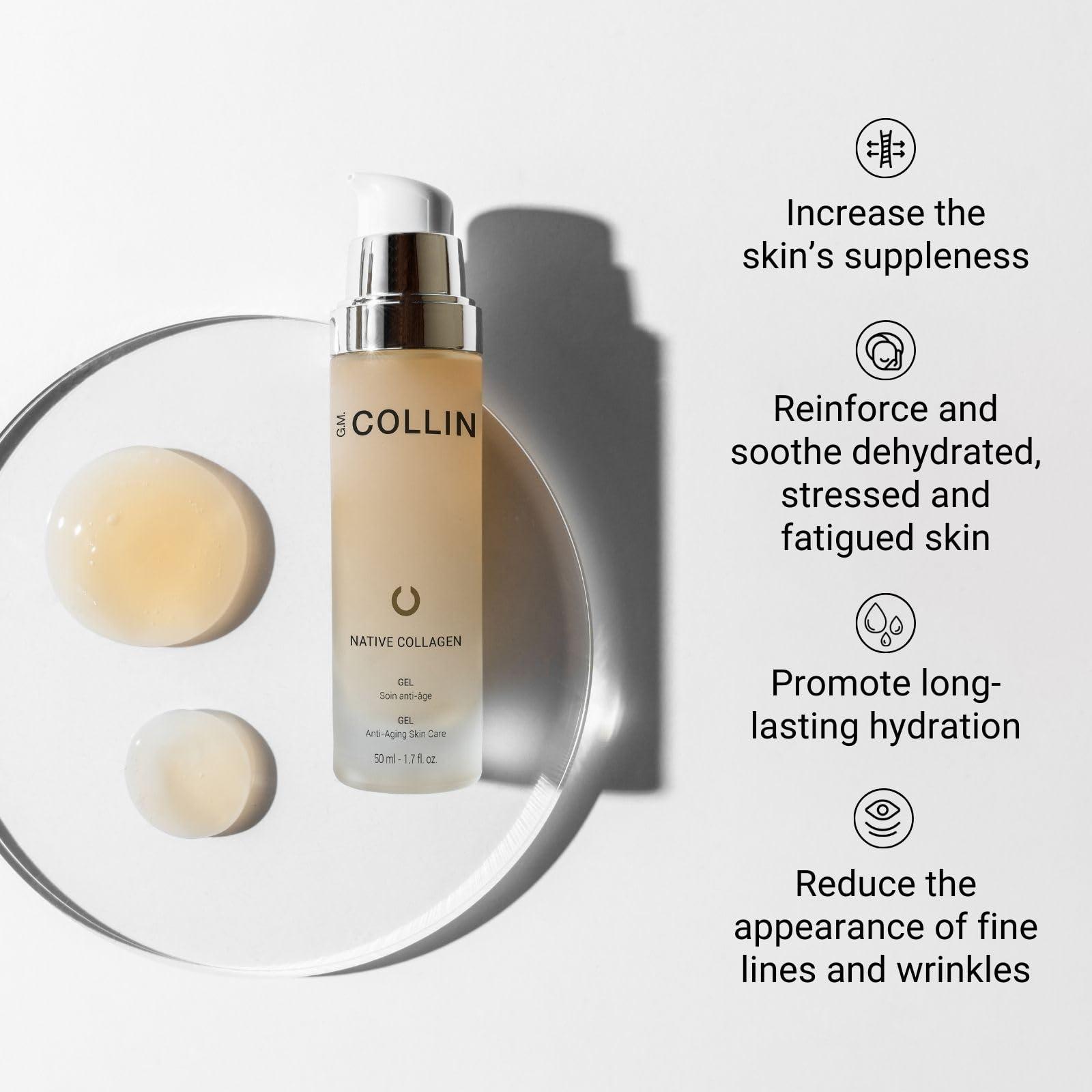 G.M. COLLIN G.M. COLLIN Native Collagen Gel | Anti-Aging Facial Serum for the Appearance of Fine Lines and Wrinkles | Skin Care for Dry or Oily Skin