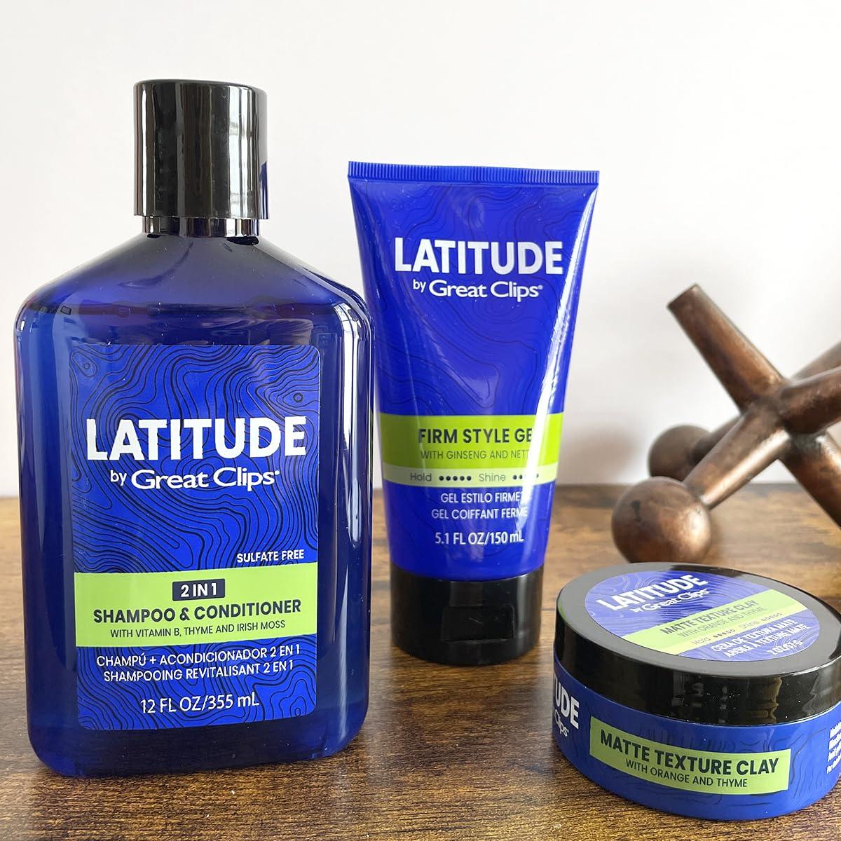 GREAT CLIPS GREAT CLIPS LATITUDE Molding Cream | Hair Gel for Men | Low to Medium Hold + Low Shine | 2oz