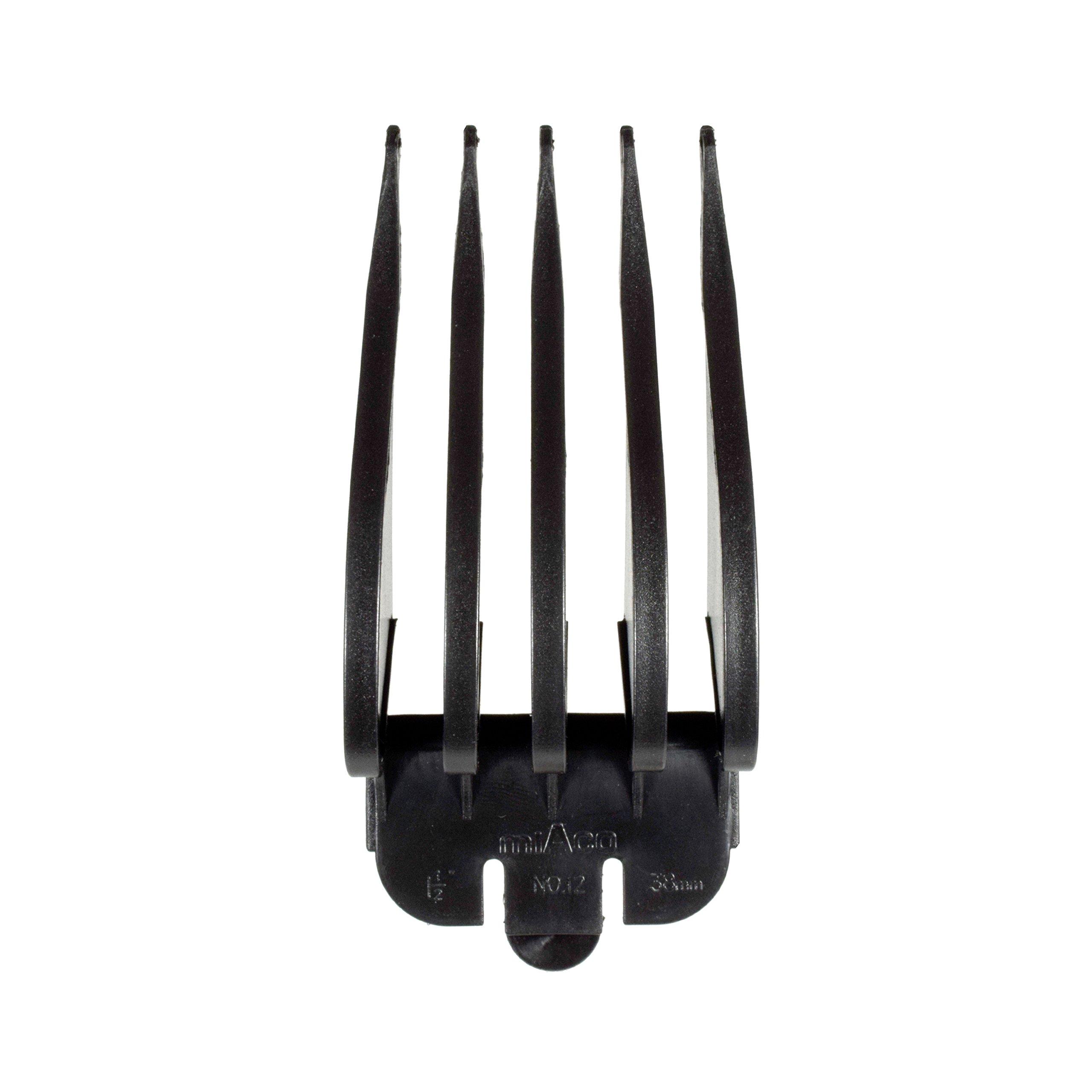 Miaco Miaco Size # 12, 1.5" (38mm) Clipper Guide Comb fits Wahl Clippers