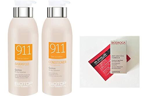 Biotop Biotop Professional 911 Quinoa Shampoo and Conditioner DUO 11.15 oz. each + 2 Free Samples