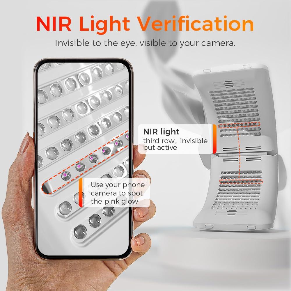 Bestqool Bestqool LED Mask Photon LED Light Therapy - 6 Colors with Near Infrared Light LED Face Mask for Skin Rejuvenation SPA Facial Body Skin Care Beauty Salon Device