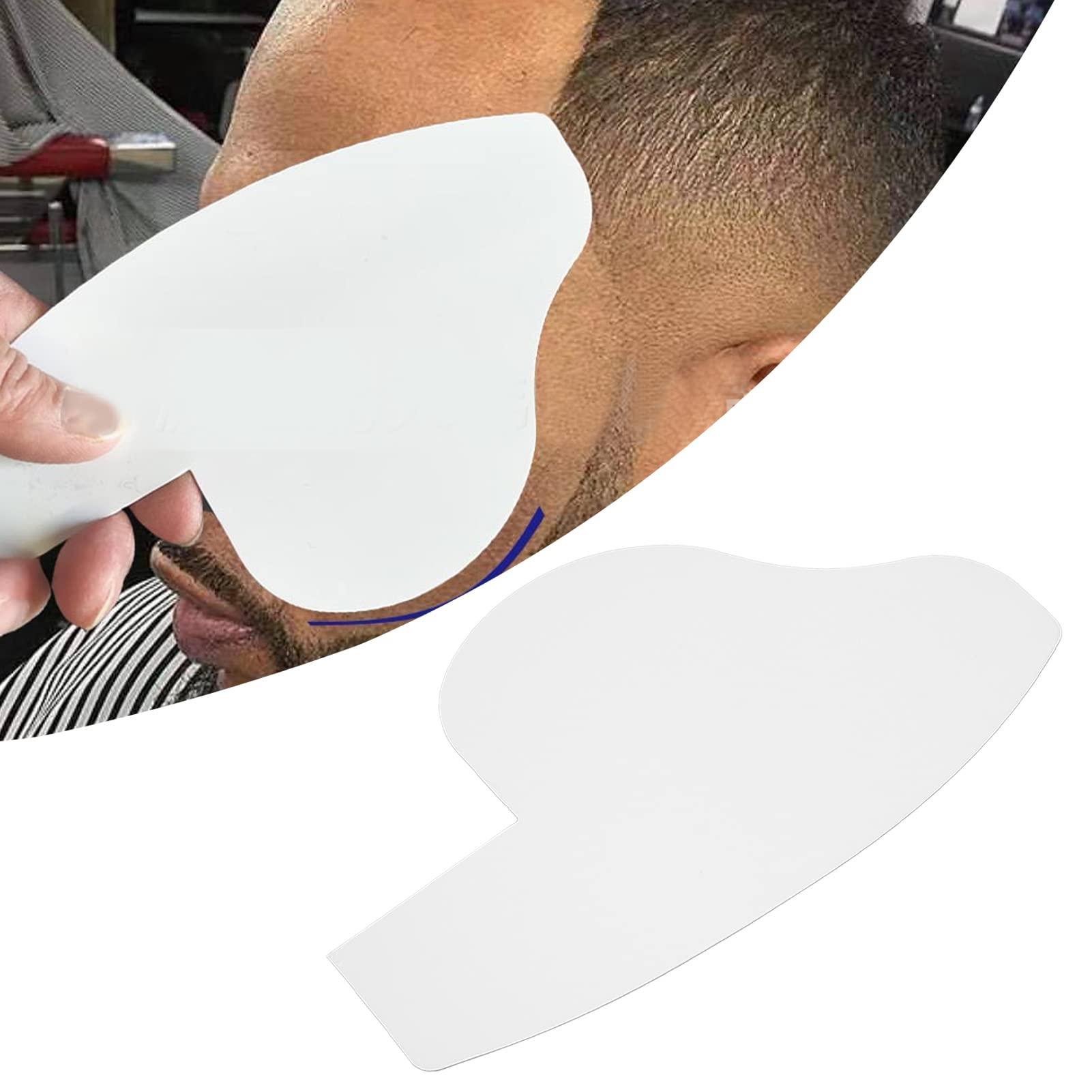 Dioche Beard Shaping Tool Hairline Haircut Template Guide Hair Lineup Tool for Men Barber Styling Shaping Shaving Haircutting Trimming