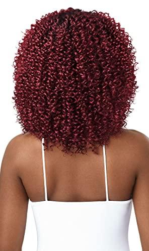 Outre Outre Human Hair Blend Purple Pack 3PCS JERRY CURL LONG (DR425)