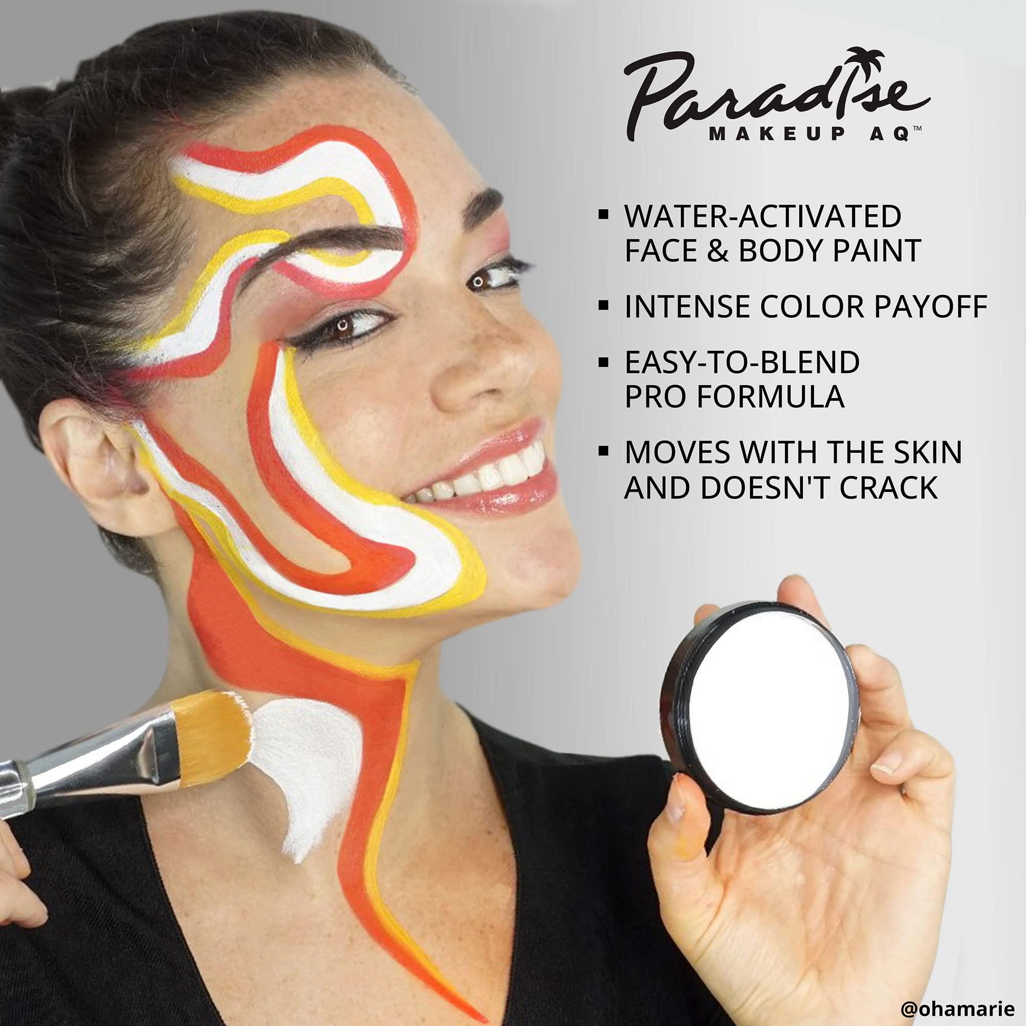 Mehron Mehron Makeup Paradise Makeup AQ Pro Size | Face & Body Painting, Special FX, Cosplay | Water Activated Face Paint & Body Paint 1.4 oz (40 g) (Light Blue)