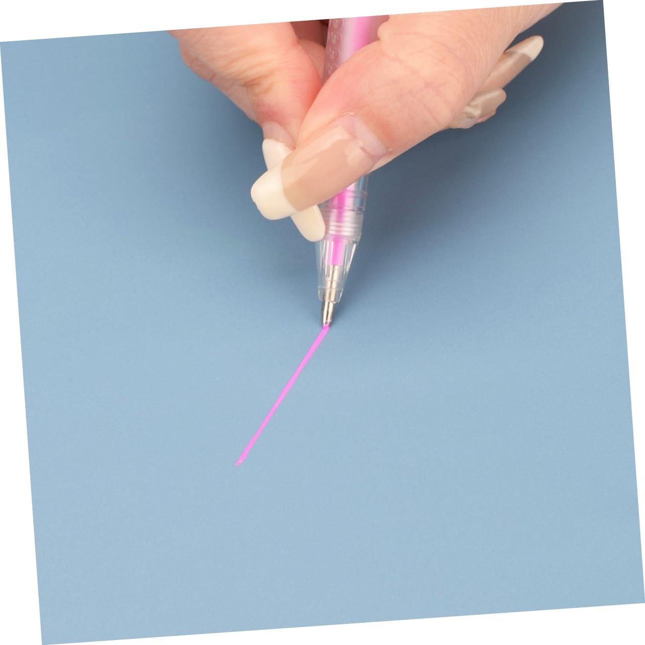 MOLUCKFU MOLUCKFU 1mm Fine Tip Brow Pen for Microblading Body Tattooing Smooth Marking 1pc Pink Eyebrow Positioning Marker