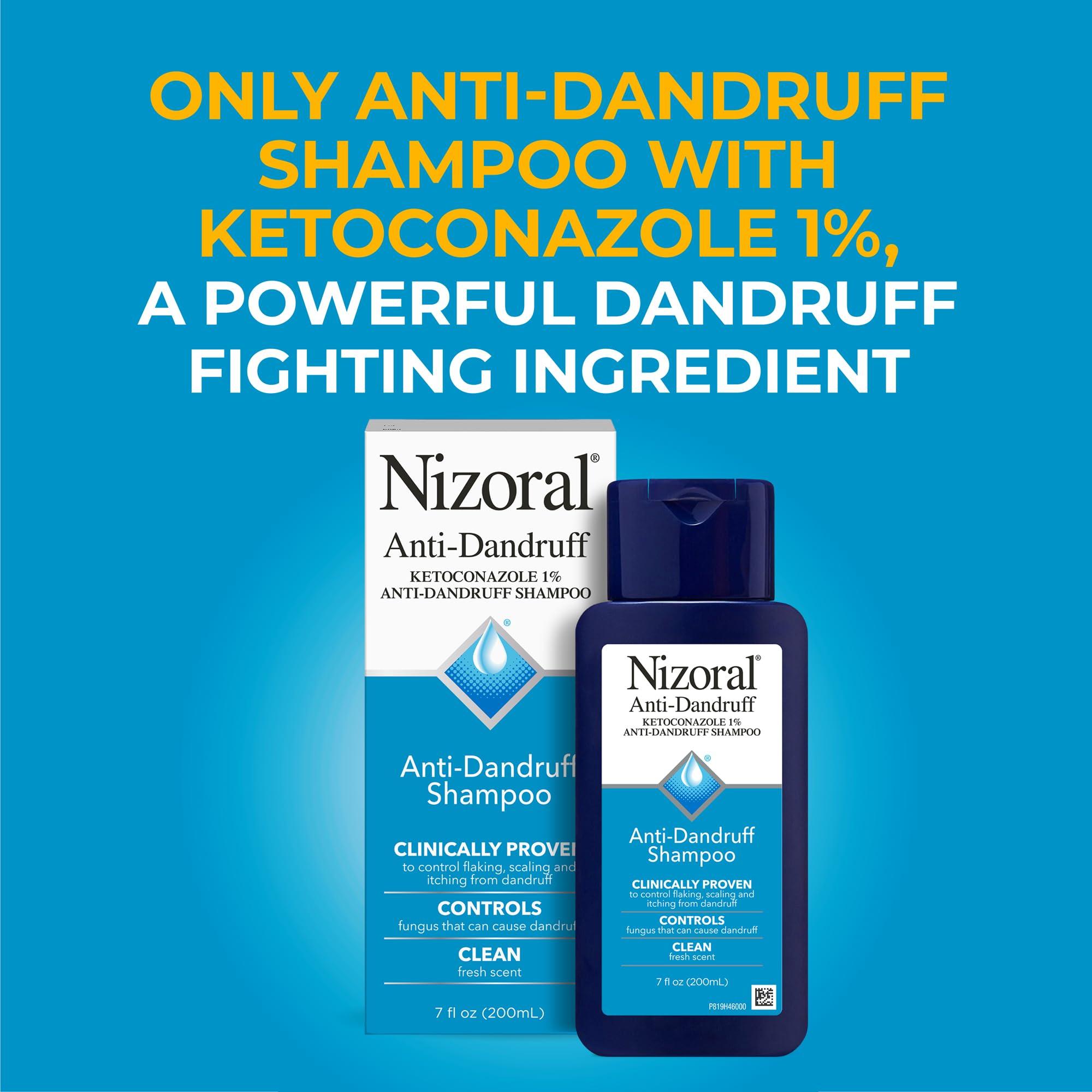 Nizoral Nizoral Anti-Dandruff Shampoo with 1% Ketoconazole, Fresh Scent, 7 Fl Oz