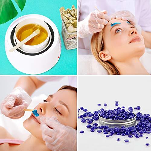 Mibly Mibly Wooden Wax Sticks - Eyebrow, Lip, Nose Small Waxing Applicator Sticks for Hair Removal and Smooth Skin - Spa and Home Usage (Pack of 200)