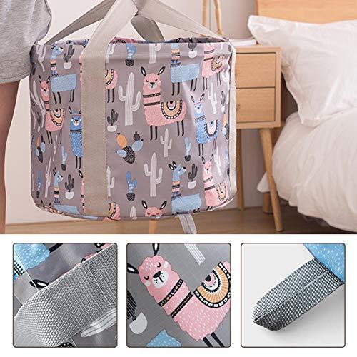 DETTELIN DETTELIN High Capacity Collapsible Foot Bath Basin,Portable Multi-use Foot Bath Tubs for Foot Spa Soaking Feet, Foot Bath Bag Travel Outdoor Camping(21L Grey Navy Blue)