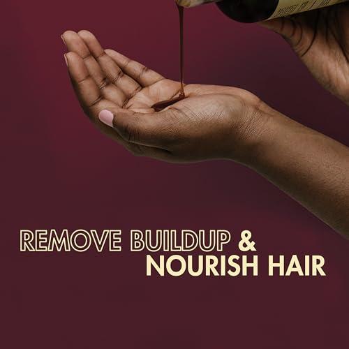 SheaMoisture SheaMoisture Strengthen & Restore Shampoo, Conditioner & Leave-In Bundle Jamaican Black Castor Oil 3 Pack to Cleanse & Nourish Dry, Damaged Hair