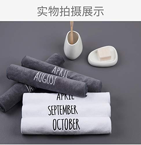 Yiheng Factory wholesale microfiber month Towel new style creative household daily necessities custom gift logo (JANUARY????)