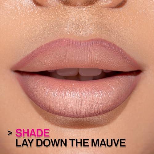 wet n wild wet n wild Lip Liner Perfect Pout Matte Retractable Gel Lip Liner Pencil, Purple Lay Down the Mauves (Pack of 2)