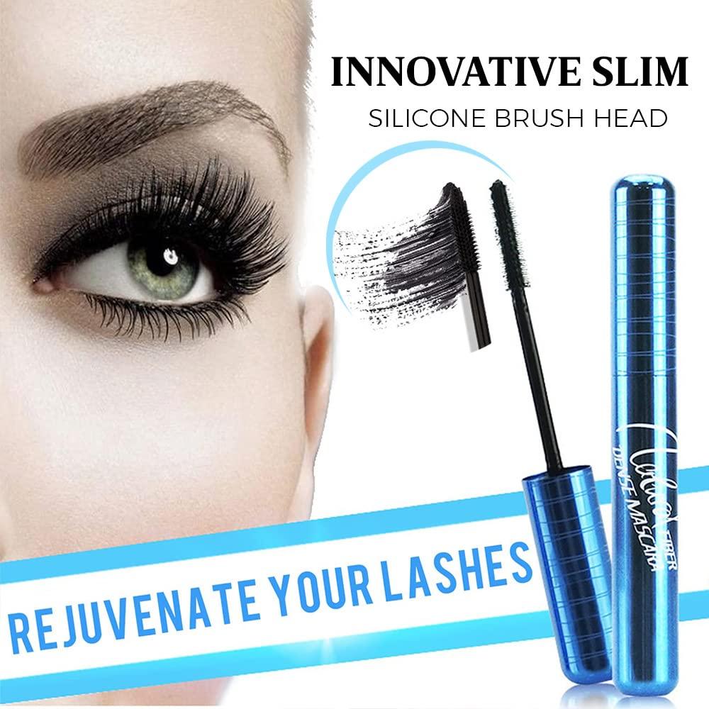 Sungrando Mascara for Older Women Over 50+, Mascara for Seniors with Thinning Lashes, Lengthening & Volumizing Waterproof Mascara for Older Mature Women Sensitive Eyes (2 PCS)