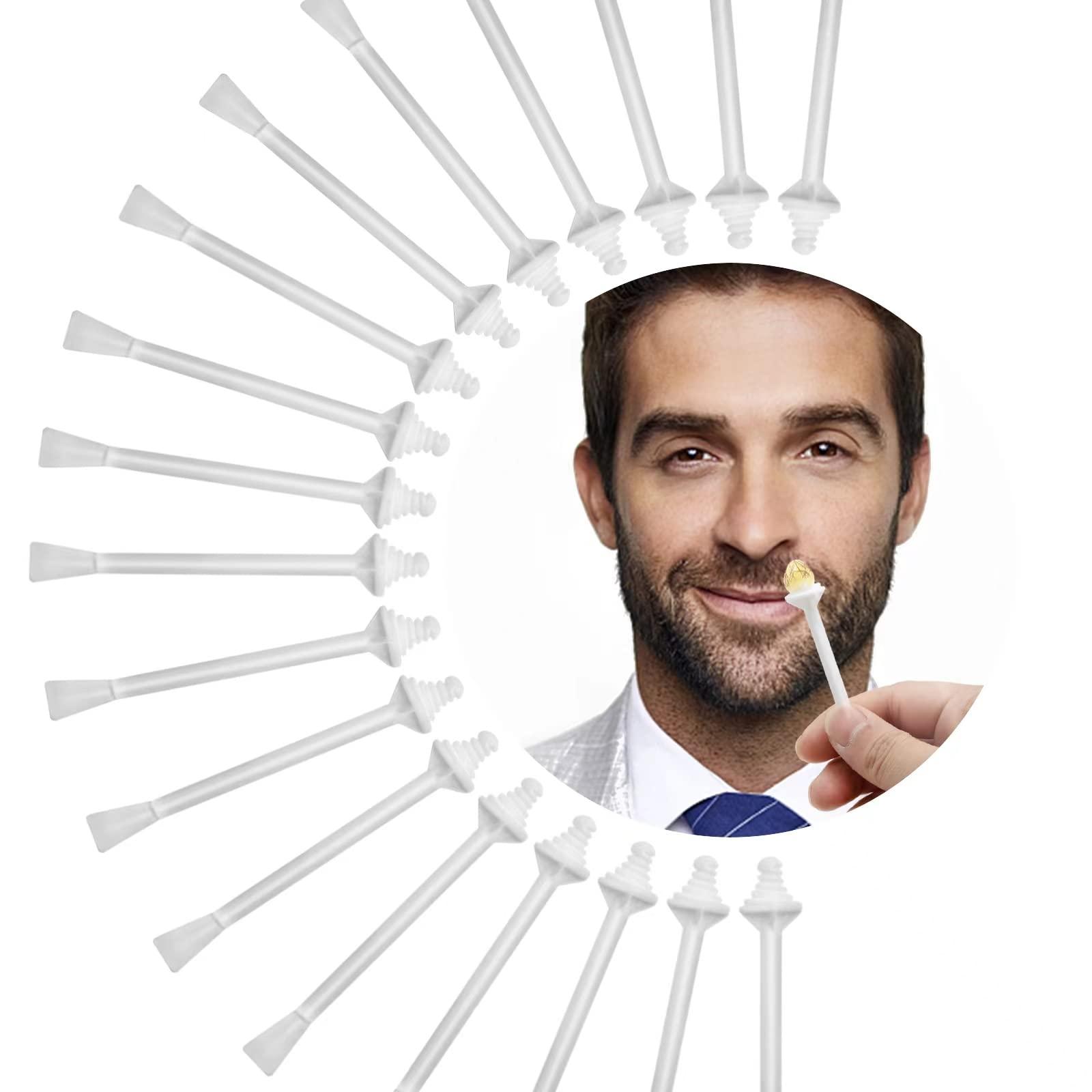 DecBlue DecBlue Nose Wax Sticks 50Pcs Nose Wax Applicator Sticks for Nostril Nasal Cleaning Ear Eyebrow for Men Women Painless Nose Hair Removal