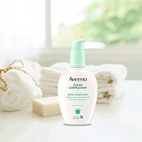 JPSR AVEENO Active Naturals Clear Complexion Daily Moisturizer 4 oz (2 Pack)