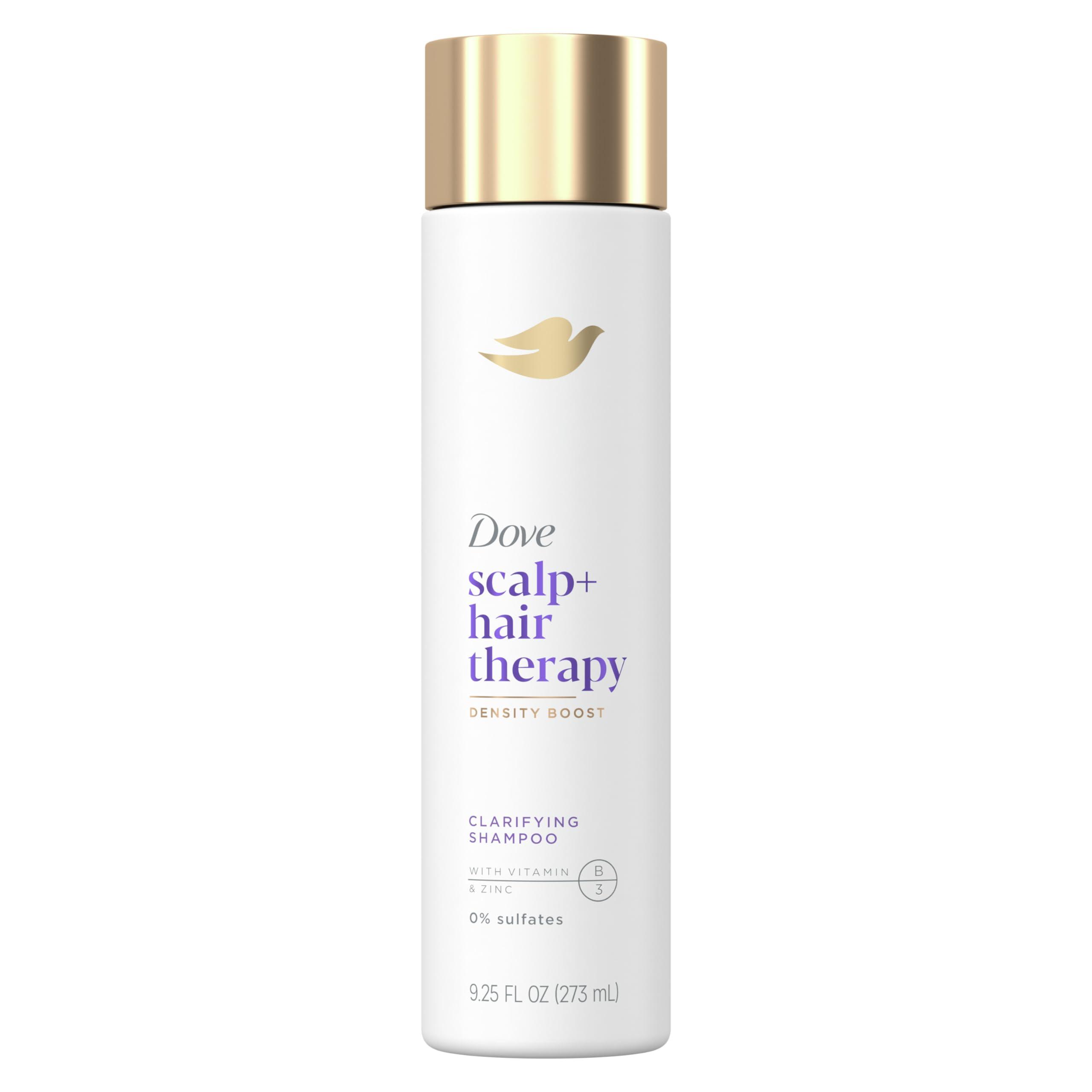 Dove Dove Density Boost Clarifying Shampoo Scalp + Hair Therapy for Gentle Cleansing, with Vitamin B3, Zinc and 0% sulfates, 9.25 oz